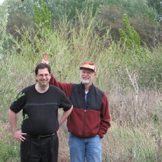 Dad loved taking walks.  We would walk along the irrigation ditch together and swap stories.