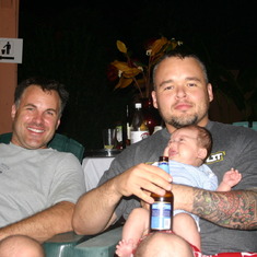 June 2007, Joel and Chuck with Evan