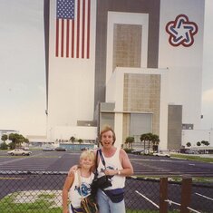 Joel and Frank at Kennedy space center Aug 1994 