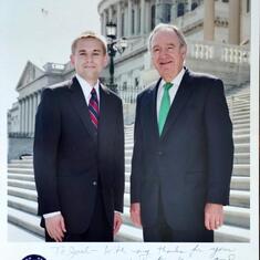 Joel working for Senator Harkin at US Senate, Washington DC  2010