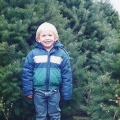 Winter 1988 Joel is about 3 1/2 years old