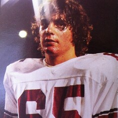 Circa 1980.  Most likely taken at a night game at Sequoia HS.  This was a yearbook picture.