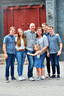 The Sevy Family: Leif, Mayah, Travis, Paige, Lindsay, Asher, and Joel