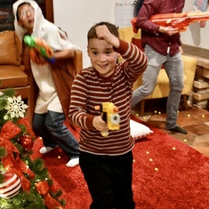 I mean would it even be Christmas Eve without a Nerf Battle?