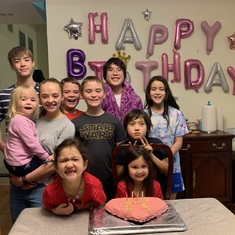 Roslyn’s birthday, Jan 2021