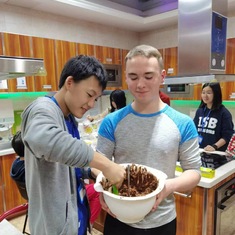 Joel Made Brownies for Us!