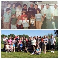 Jack's' Big Family Photos from  (1971 and 2014)