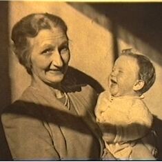 John with his granny Aitken