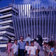 John A with boys at Canada Centennial Aug 67