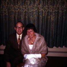 John & Irene A dressed for a party Feb 71