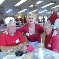 Nick, Anne Kraynack with John on Canada Day at Indian Creek Park, Fort Myers Beach, Florida