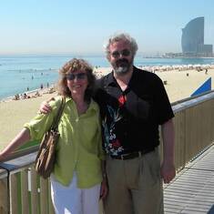John and Alison in Barcelona (2011)