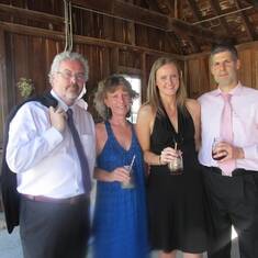 John, Alison, Katie, and Stav at Mark and Tiff Baillie's Wedding (2016)