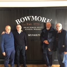 Taken in Bowmore distillery remembering John's roots, which were ever a part of his persona. 
