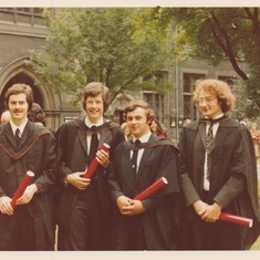 John at graduation in '76