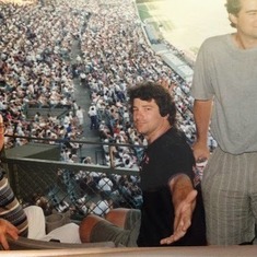 JBD with Robert and John Yankee Stadium.