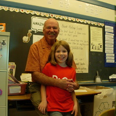 Jack in Jenna's 4th grade classroom