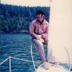 Jack sailing early 1980s