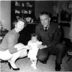 Sandra, Deborah, John C just before going to France