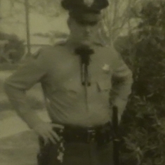 First Day as Deputy Sheriff with San Bernardino County, Jan 1964 at house on D street in Ontario, CA