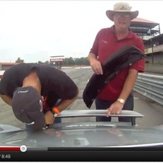 John (Big Bubba) and Gary (Little Bubba) testing the new Wing at Mid Ohio this past summer.....