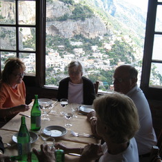 Cruise Europe 2008 - Lunch at Positano, Amalfi Coast, Italy