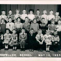 Class photo 1953 Jack is front center.  Snappiest dresser in the class, check out the shoes!