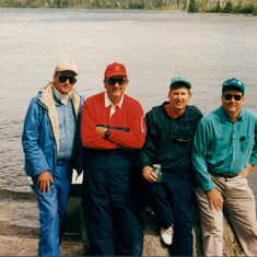 Dad & sons - Bolton Lake