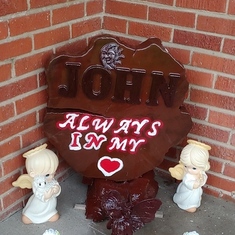 I made this for you and it is on our front porch.