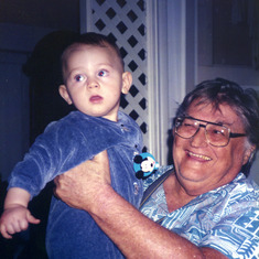 Brandon et Tonton Tony en 1996 à Grandview