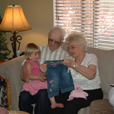Grandpa and Grandma with Nicole