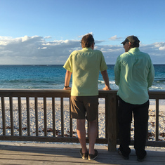 Jeff and Dad in Eleuthera