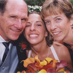 John, Lori, and Shamane on our wedding day (8-31-2003)