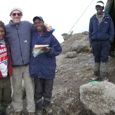 On Mt. Kilimanjaro hike