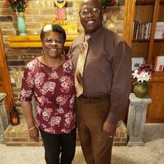 John's niece (from his late sister Ester), Nadine and her husband Pastor Theodore Hughes.