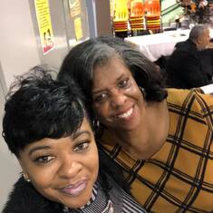 Sherise & Laynette at Aunt Ethel’s 75th birthday party in New Orleans