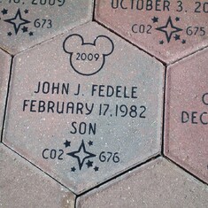 Tile at Disneyland...the location is 
C02-676 stop by and visit.