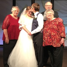 Family Picture of Amy & Connors Wedding