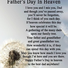 Happy Fathers Day Daddy . I’m miss you so much xoxo 