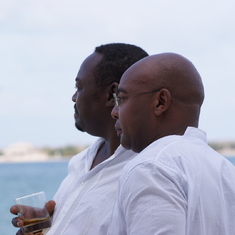 With Robert, Lamu, 2012