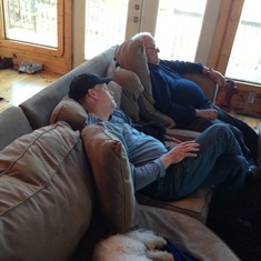 napping at the cabin