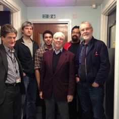 From left to right: Michael Gilbey, Alex Gourine, Asif Machhada, Nephtali Marina(-Gonzalez), Andrew Ramage. UCL circa 2013