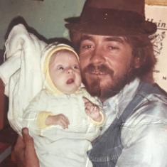 I was only a babe here and my daddy loved me so much!