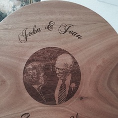 The owner of the Woodshop had this made for Grandpa since he was such a frequent customer 