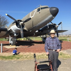 Castle Air Museum 2018 in front of a DC-3 