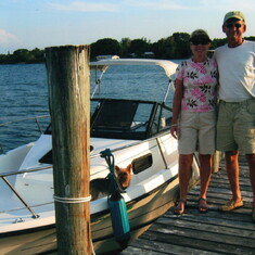 John & Therese W Buddy & Boat