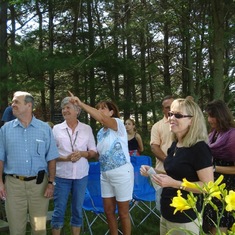 Butterfly Release at John's Memorial Service at the old farm in Morristown, IN