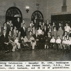 John's Cousins (Wright,Meehan,Woods,Noel families) - John is back row, virtually in the center...with far right arched window behind him