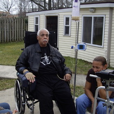 Kenny & I at home 2009- God's miracle as he continually recovered from a stroke...