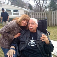 Kenny & Sister Norma at home 2009- God's miracle as he continually recovered from a stroke...